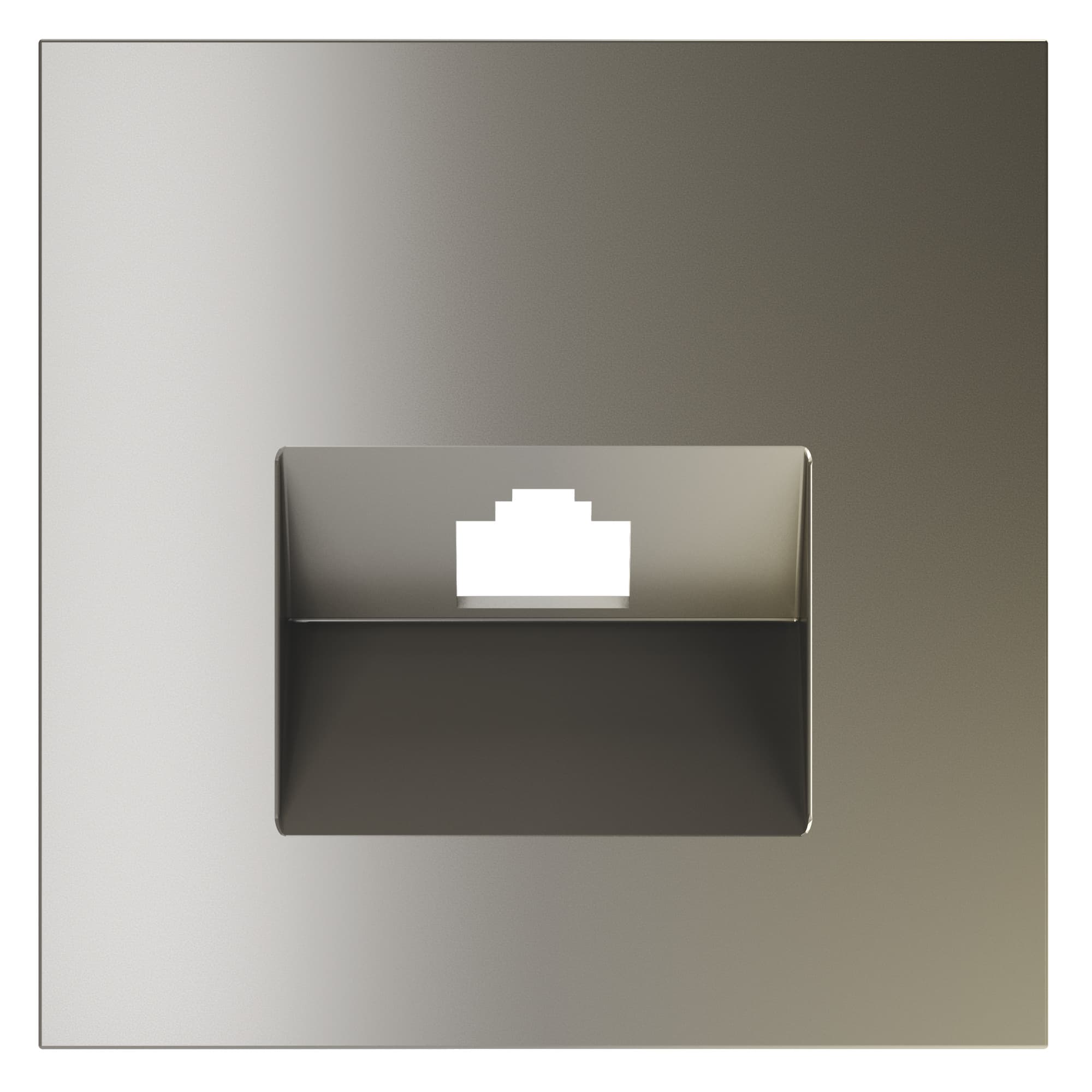 Накладка для розетки компьютерной RJ45 кат.6, S70 (шелк), цвет Шёлк, изображение 1 из 9